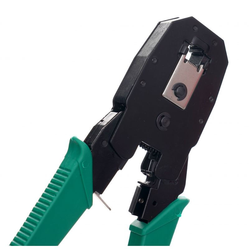 Set Instrumente Rețelistică Profesional 9 Piese cu Tester Cabluri, Sertizator RJ45, Mufe și Husă – Instalatori & IT