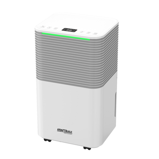 Dezumidificator Aer Ultra-Silențios (13L/Zi), Display Digital, Auto-Stop, Ideal Uscare Rufe și Anti-Mucegai