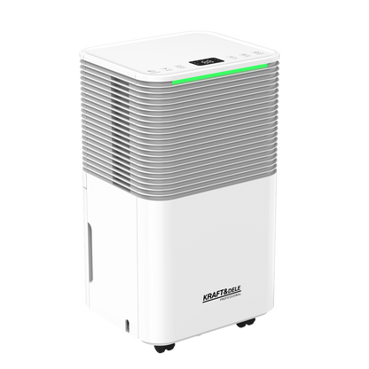 Dezumidificator Aer Ultra-Silențios (13L/Zi), Display Digital, Auto-Stop, Ideal Uscare Rufe și Anti-Mucegai