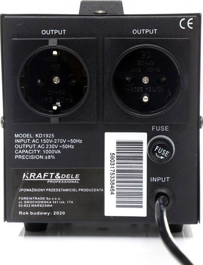 Stabilizator de Tensiune 1000VA ,tensiune 230V toleranta 8%