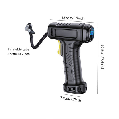 Compresor Aer Portabil 150 PSI - Display Digital LED și Auto-Stop, Umflare Anvelope Auto/Moto/Biciclete