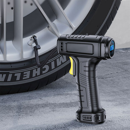 Compresor Aer Portabil 150 PSI - Display Digital LED și Auto-Stop, Umflare Anvelope Auto/Moto/Biciclete