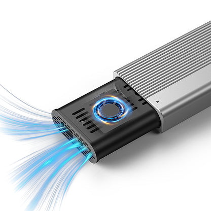 Cititor SSD M.2 NVMe Blueendless, 40Gbps, Răcire Activă cu Ventilator, Compatibil Thunderbolt 4/3, Suport până la 4TB, Aluminiu, USB 4.0