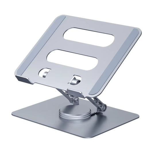 Suport laptop din aluminiu, reglabil 360°, compatibil 10"–17.3", aerisire și stabilitate, suport notebook premium