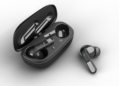 Căști Audio Bluetooth AKAI In-Ear cu ANC cu Sunet Premium și Anulare Activă a Zgomotului culoare negru