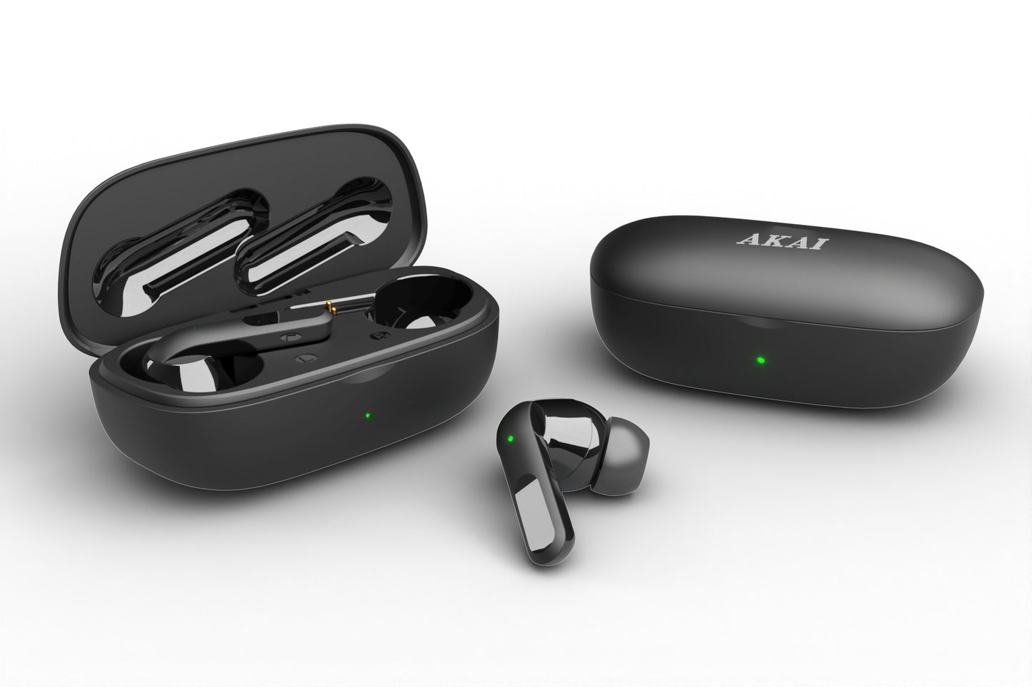 Căști Audio Bluetooth AKAI In-Ear cu ANC cu Sunet Premium și Anulare Activă a Zgomotului culoare negru