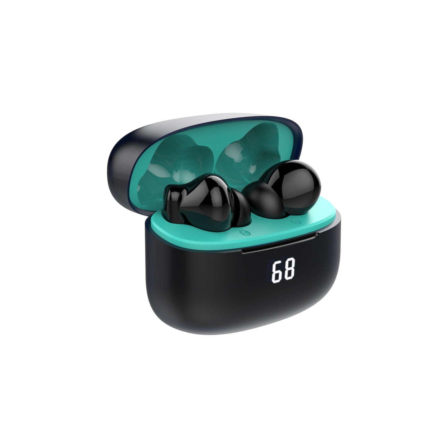 Căști Bluetooth In-Ear cu ANC și ENC, True Wireless, Bluetooth 5.4, Microfon HD, Control Tactil, Autonomie 6h, IPX4 – Sunet Clar și Apeluri Cristaline