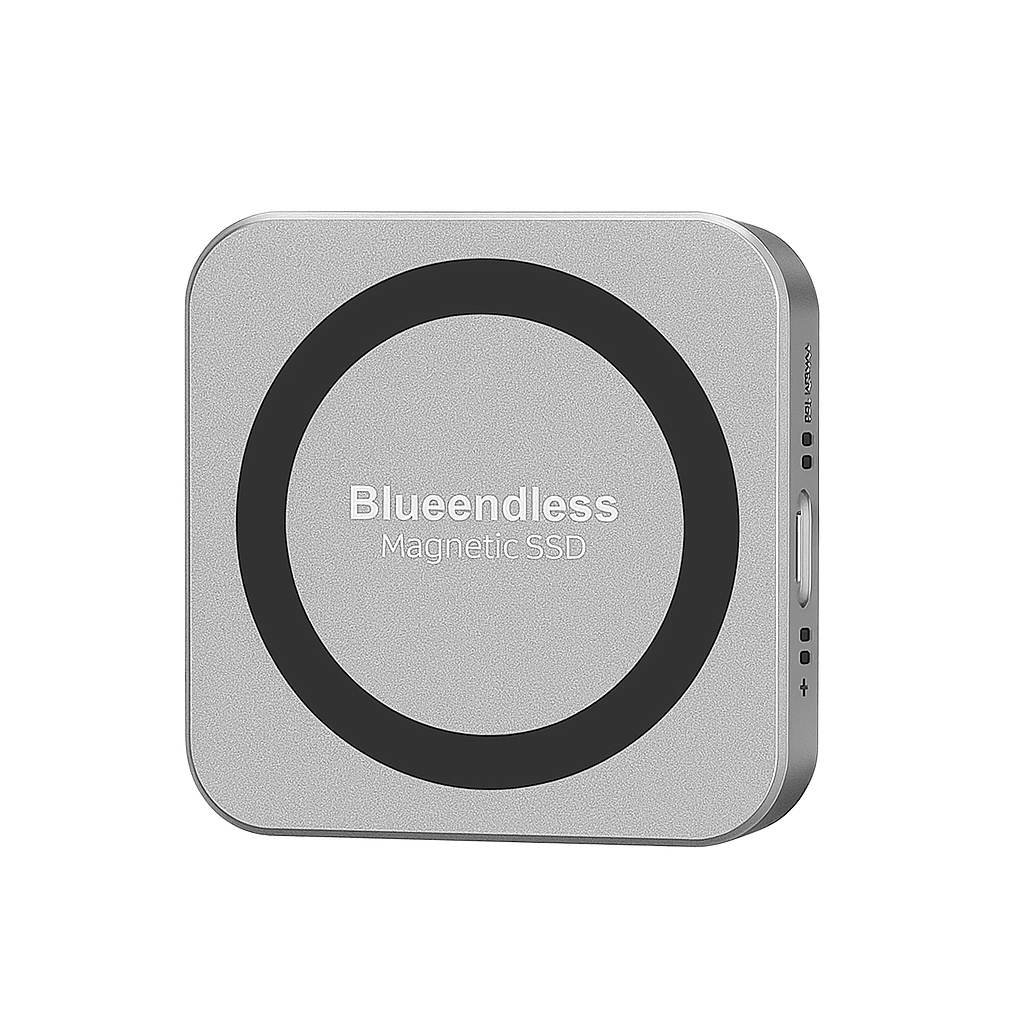 Cititor portabil SSD M.2 NVMe Blueendless – USB-C 10Gbps, PD 100W, răcire activă, compatibil iPhone/Samsung