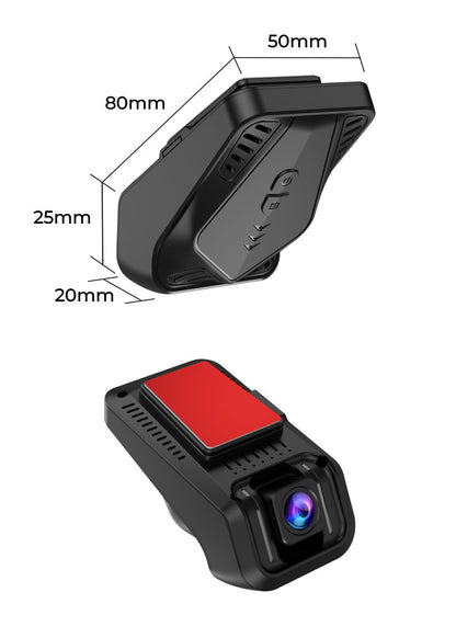 Cameră Auto DVR 2K – Wi-Fi Integrat, Monitorizare 24/7, G-Senzor și Înregistrare Continuă