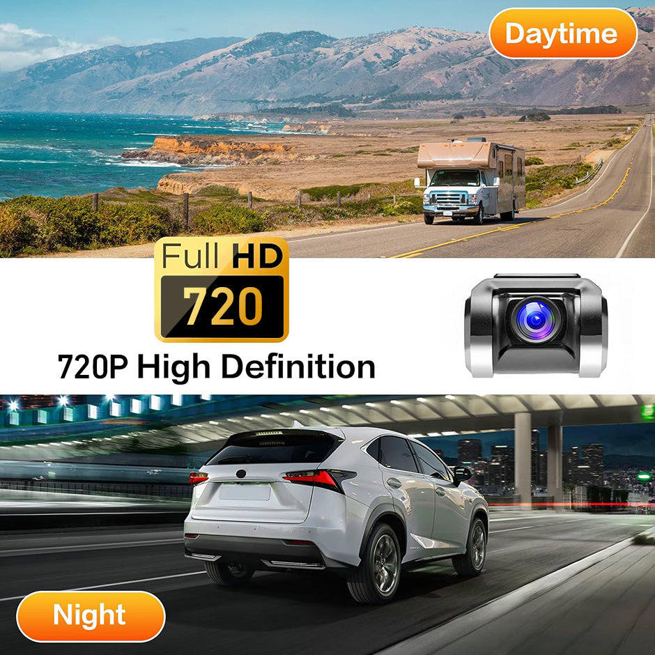 Cameră Auto DVR Minimalistă – 720P HD, Funcții Inteligente, Ideală pentru Android
