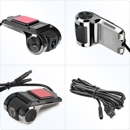 Cameră Auto DVR Minimalistă – 720P HD, Funcții Inteligente, Ideală pentru Android