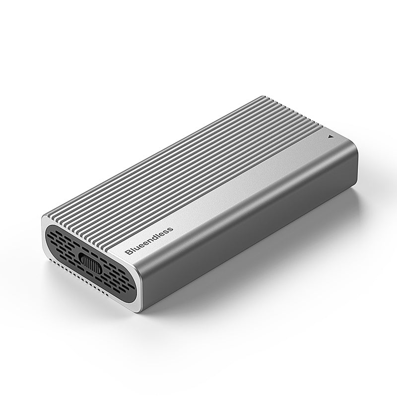 Cititor SSD M.2 NVMe Blueendless, 40Gbps, Răcire Activă cu Ventilator, Compatibil Thunderbolt 4/3, Suport până la 4TB, Aluminiu, USB 4.0