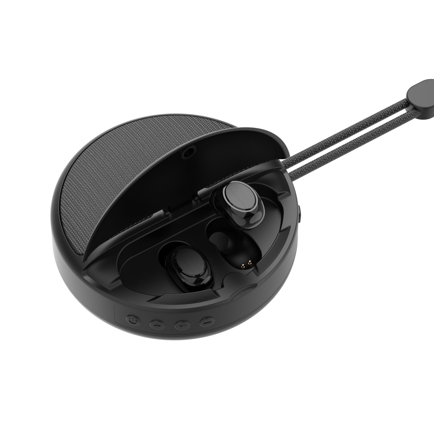 Căști Bluetooth AKAI cu Difuzor Incorporat – 2 în 1: Sunet Premium și BT 5.4