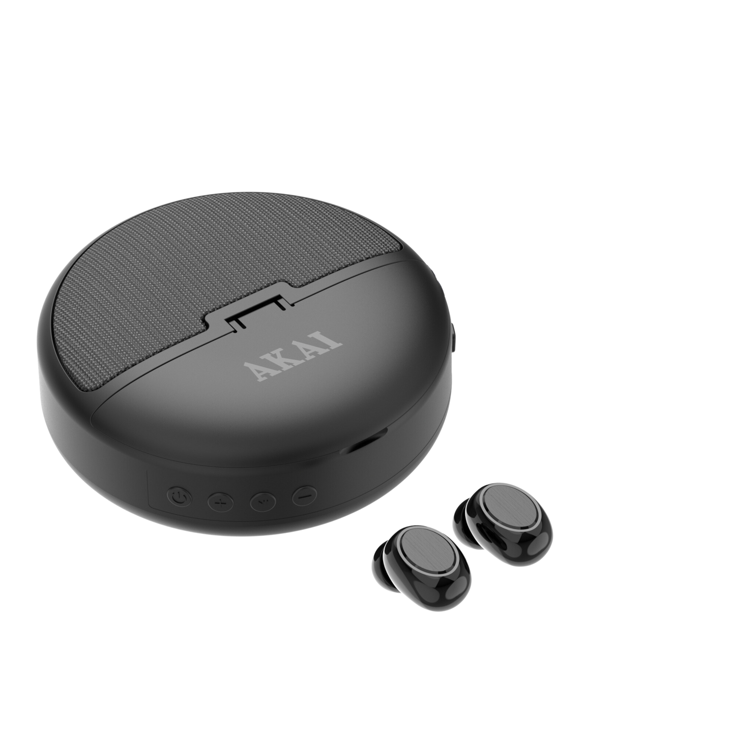 Căști Bluetooth AKAI cu Difuzor Incorporat – 2 în 1: Sunet Premium și BT 5.4