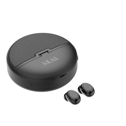 Căști Bluetooth AKAI cu Difuzor Incorporat – 2 în 1: Sunet Premium și BT 5.4