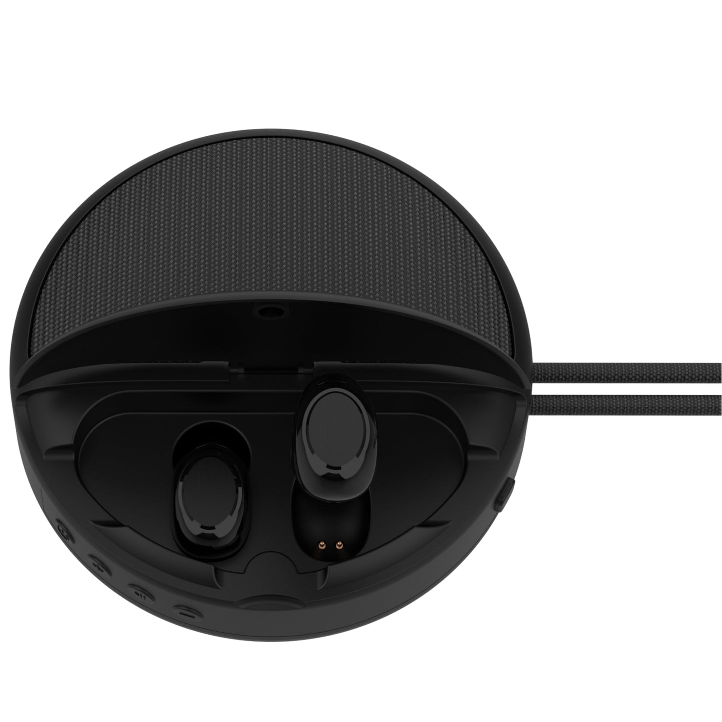 Căști Bluetooth AKAI cu Difuzor Incorporat – 2 în 1: Sunet Premium și BT 5.4