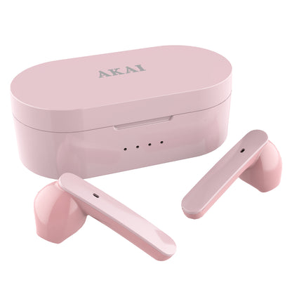 Căști In-Ear AKAI cu TF Card, Bluetooth 5.0 și 4h de Muzică-Sunet Portabil cu Stil