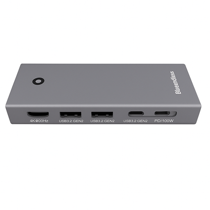 Docking Station USB-C NVMe/SATA cu cititor SSD Hub 10Gbps, HDMI 4K@60Hz, 100W PD, Cititor Card SD/TF, Carcasă Aluminiu – Compatibil M.2 2230/2242/2260/2280