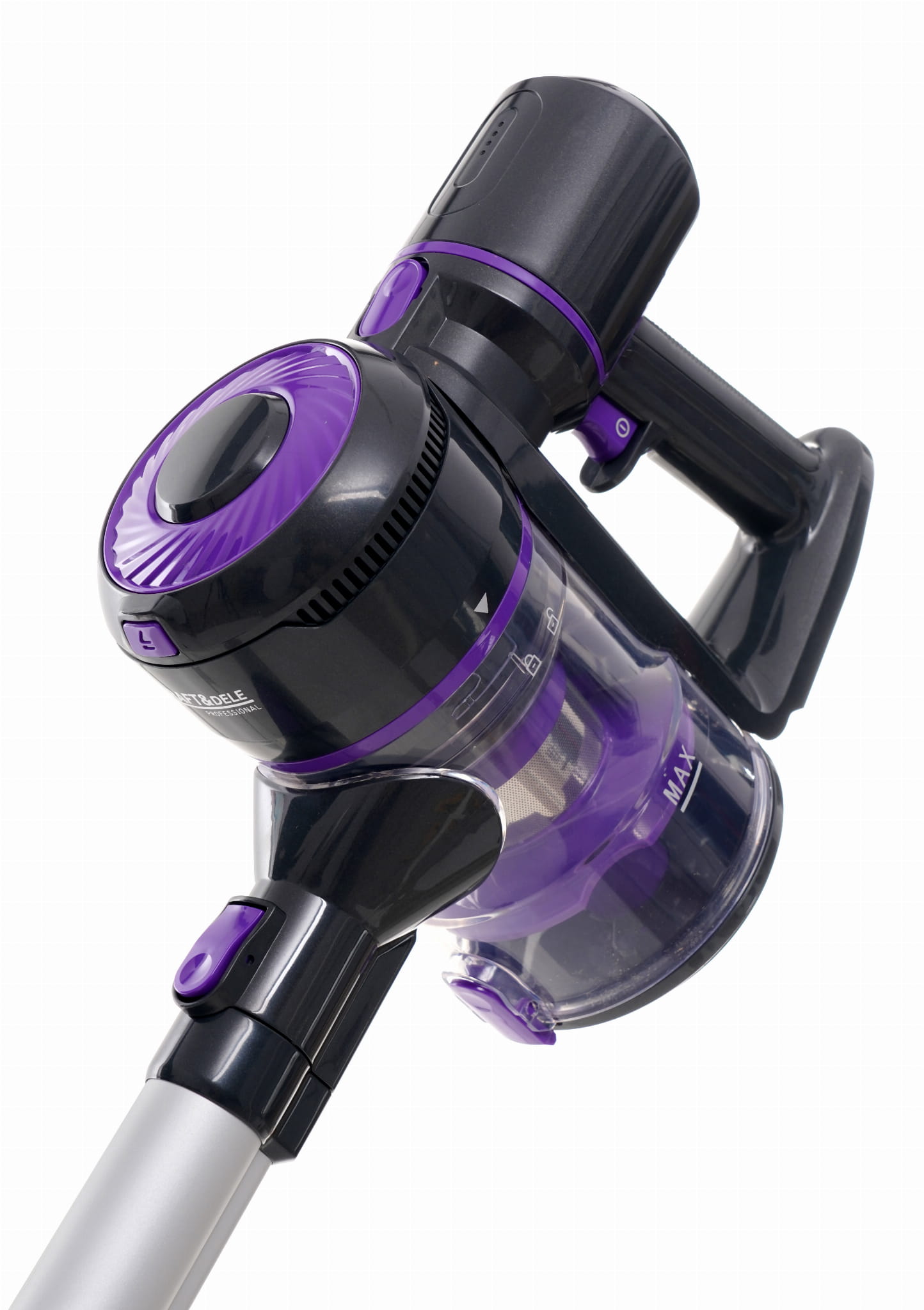 Aspirator Vertical Fără Fir 2-în-1, 22.2V Li-Ion, 0.8L, Putere Dublă, Perie Electrică cu LED