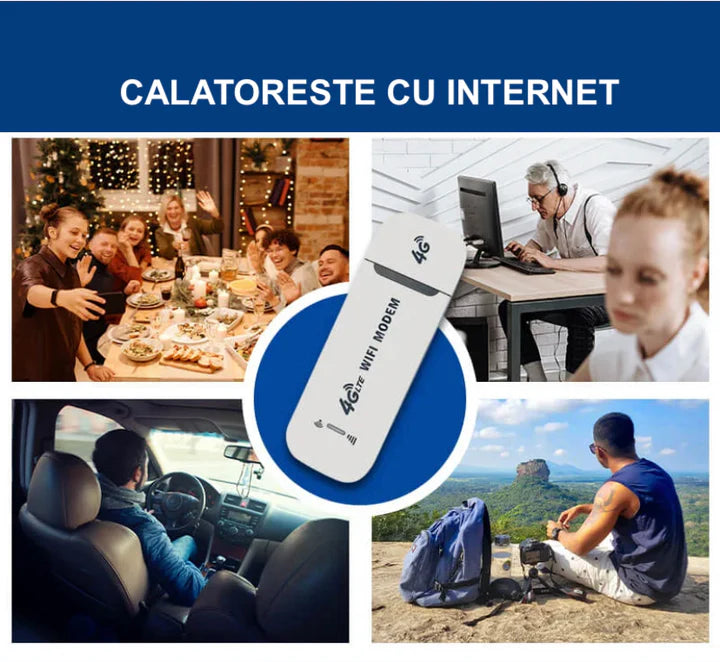 USB Wireless Portabil pentru Cartela SIM, 150 Mbps, Conexiune USB