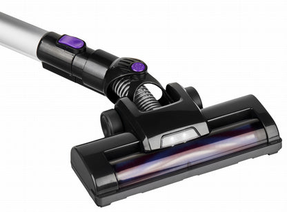 Aspirator Vertical Fără Fir 2-în-1, 22.2V Li-Ion, 0.8L, Putere Dublă, Perie Electrică cu LED