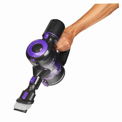 Aspirator Vertical Fără Fir 2-în-1, 22.2V Li-Ion, 0.8L, Putere Dublă, Perie Electrică cu LED