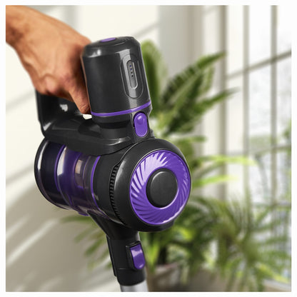 Aspirator Vertical Fără Fir 2-în-1, 22.2V Li-Ion, 0.8L, Putere Dublă, Perie Electrică cu LED