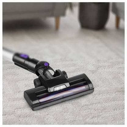 Aspirator Vertical Fără Fir 2-în-1, 22.2V Li-Ion, 0.8L, Putere Dublă, Perie Electrică cu LED