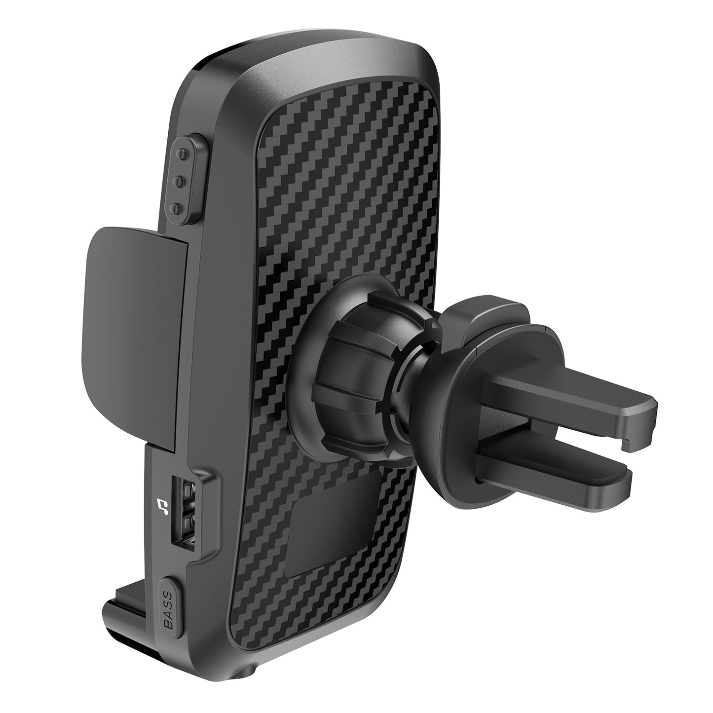 Suport Telefon Auto cu Bluetooth 5.3 – AKAI FMT-C14BT, FM Transmitter, MP3 și Încărcare USB