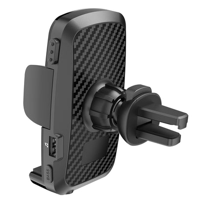 Suport Telefon Auto cu Bluetooth 5.3 – AKAI FMT-C14BT, FM Transmitter, MP3 și Încărcare USB