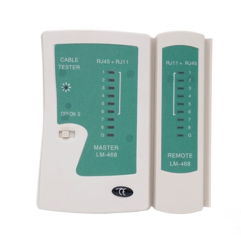 Set Instrumente Rețelistică Profesional 9 Piese cu Tester Cabluri, Sertizator RJ45, Mufe și Husă – Instalatori & IT